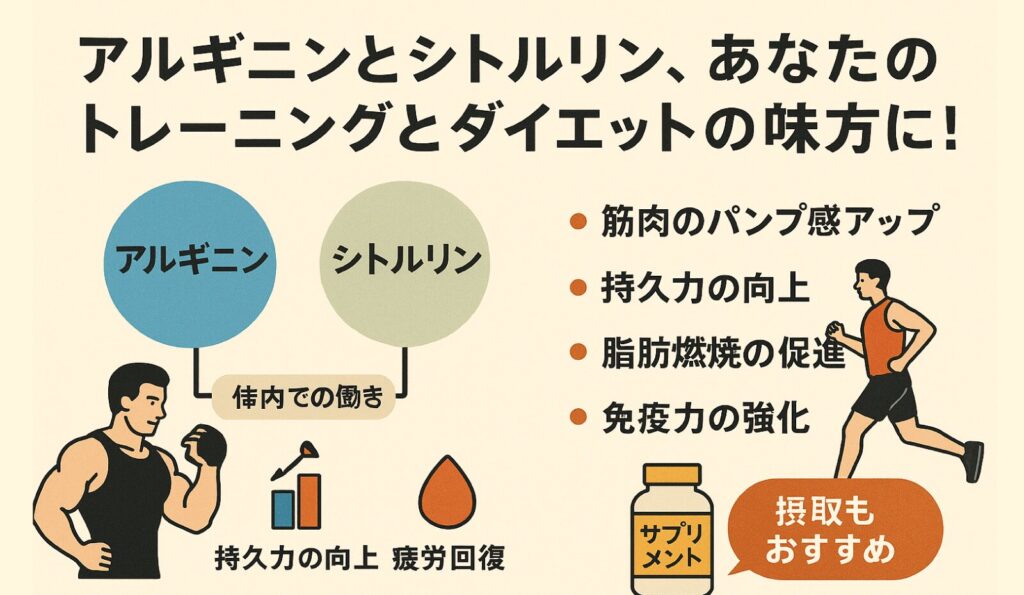 アルギニンとシトルリンの違い