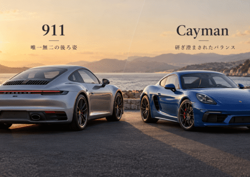 ポルシェ911とケイマンの違いを徹底比較