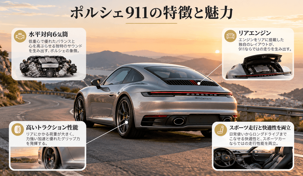 ポルシェ911の特徴と魅力
