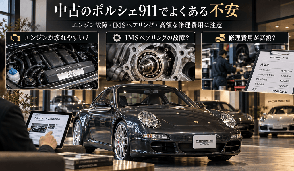 中古のポルシェ911は本当に故障が多い？