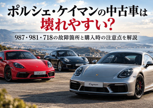 ポルシェ・ケイマンの中古車は壊れやすい？