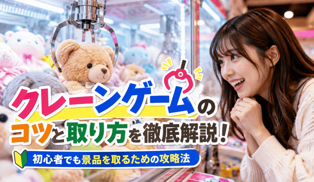 クレーンゲームのコツを徹底解説！初心者でも実践できる取り方・攻略方法